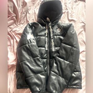 Disney world spirt jersey style puffer coat